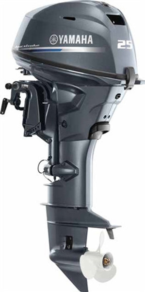 2024 Yamaha F25SC 25HP 4-Stroke 15'' Remote Steer Electric Start Power Trim and Tilt Outboard motor