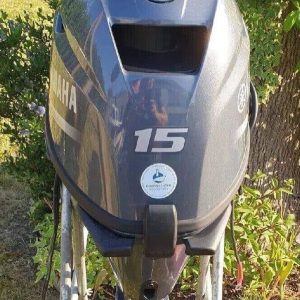 2020 Yamaha 15 hp 4-Stroke 20" outboard motor