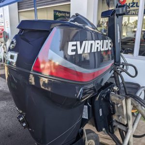2013 Evinrude 40 hp 4-stroke Tiller Steer Outboard Motor