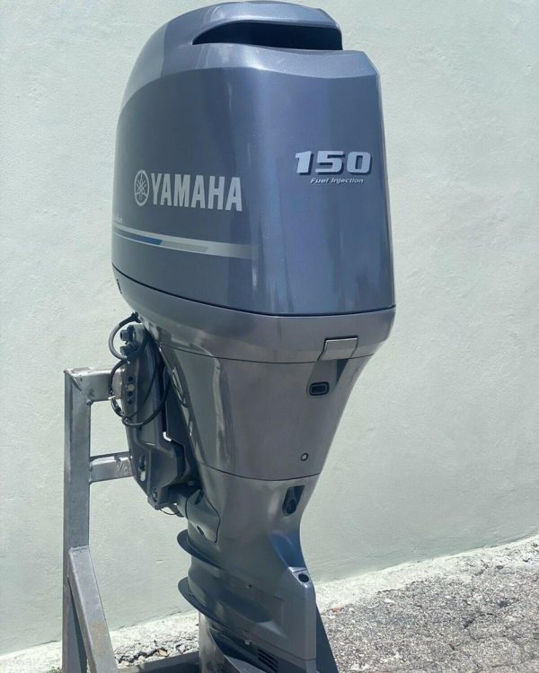 2018 Yamaha 150 HP 4-Stroke 25" Shaft Remote Steer Power Tilt And Trim Outboard Motor