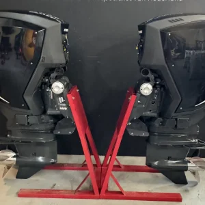 Twin Evinrude E-TEC 300 HP G2 V6 EFI outboards